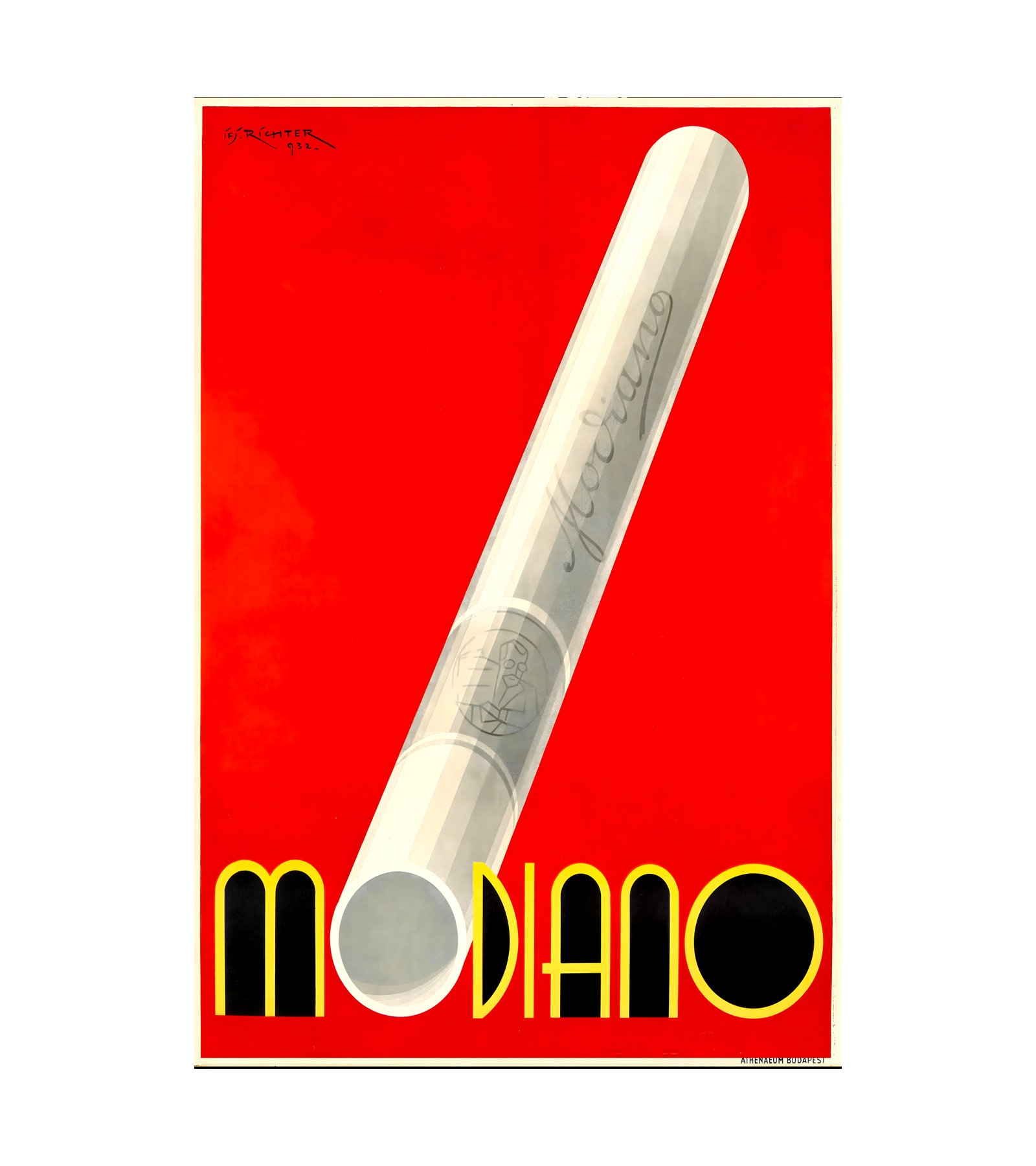 1932 ALADAR RICHTER - Modiano Athenaeum, Budapest 