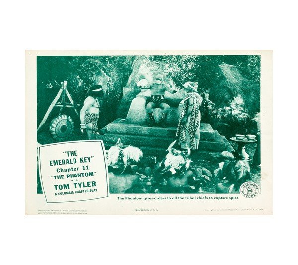1943 The Phantom (Columbia) Lobby Card 