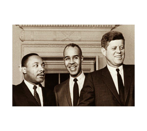 1963 Martin Luther King, Jr. & President John F. Kennedy - March On Washington 