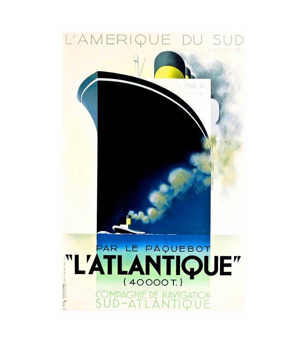 1931 L'Amerique du Sud, L'Atlantique 