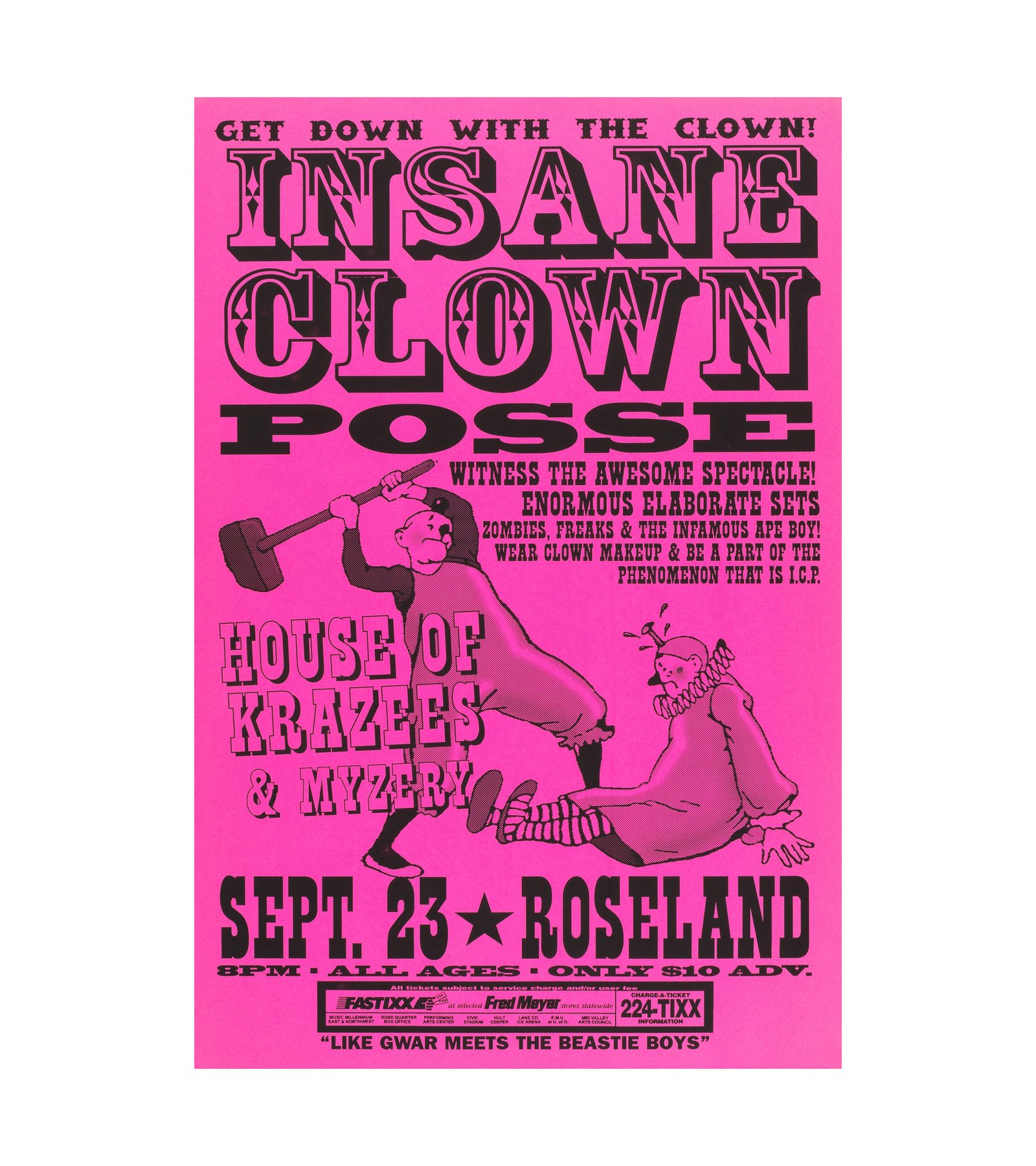 1998 Insane Clown Posse Roseland 
