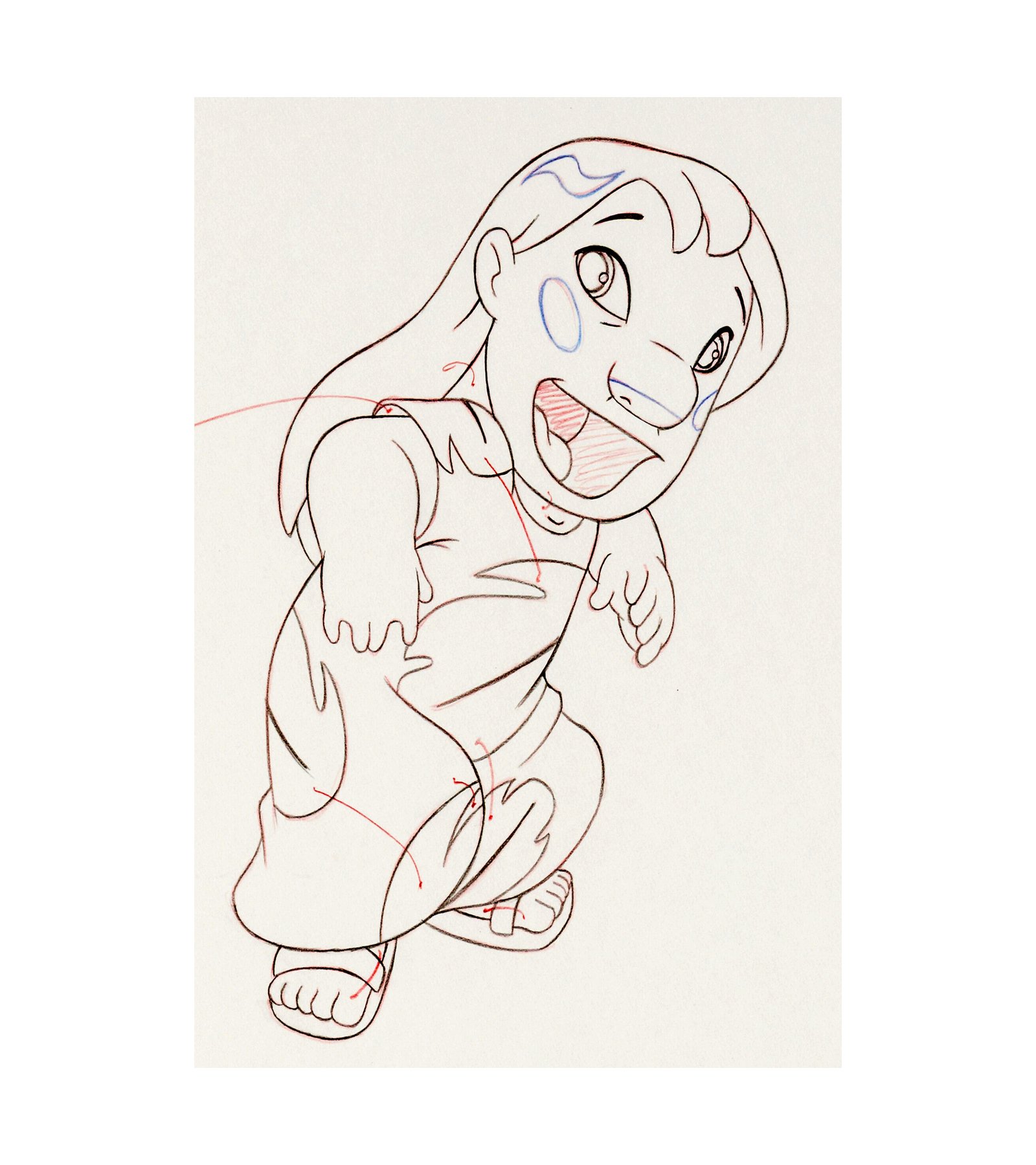 2002 Lilo & Stitch - Animation Drawing 