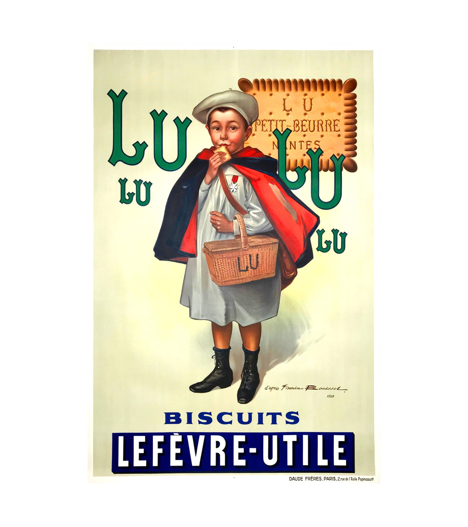 1927 Lulu Biscuits Lefevre Utile