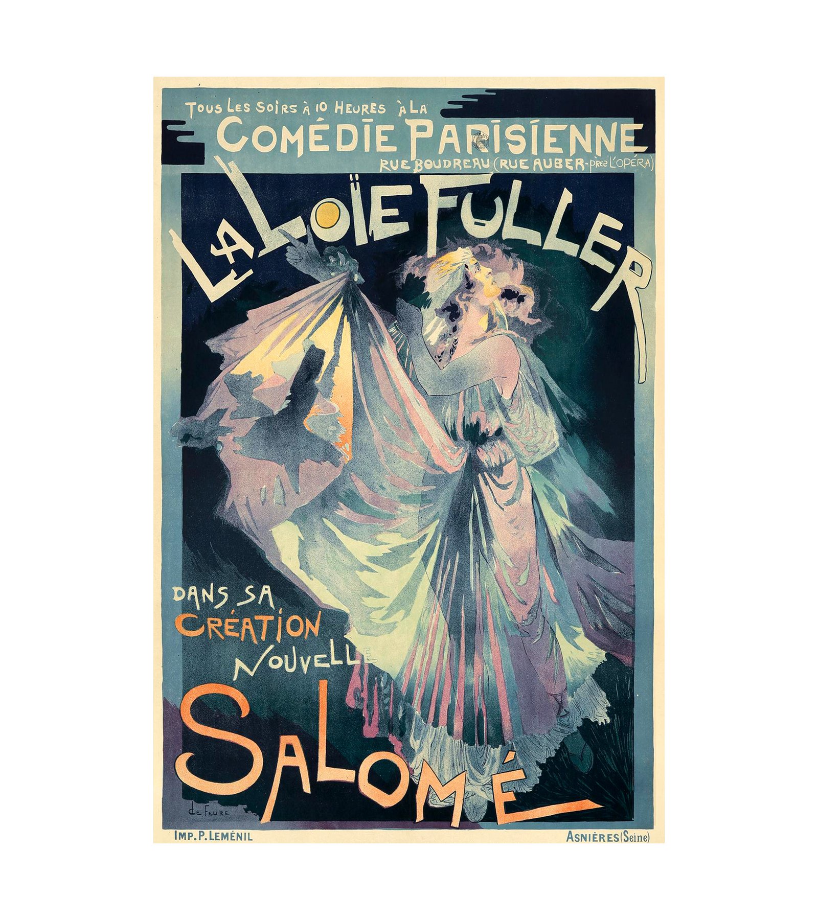 1895 La Loie Fuller - Salomec
