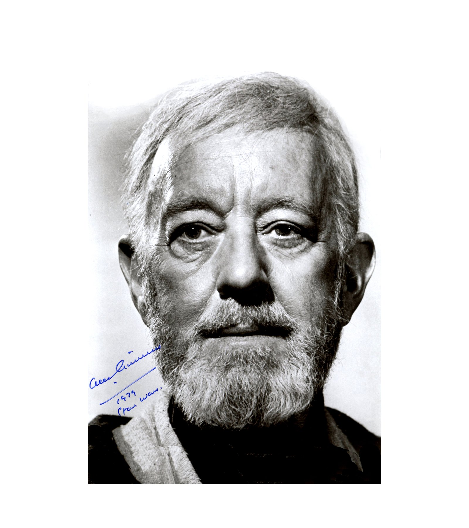 1977 Alec Guinness as Obi Wan Kenobi in Star Wars (20th Century-Fox)