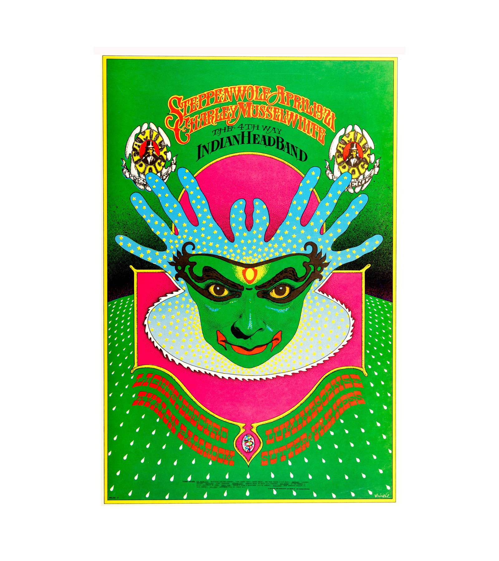 1968 FD-115 Steppenwolf, Charlie Musselwhite Avalon Ballroom 