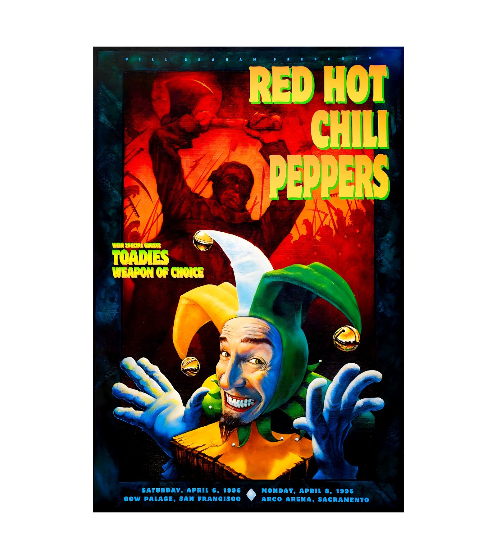 1996 BGP-140 Red Hot Chili Peppers Cow Palace 