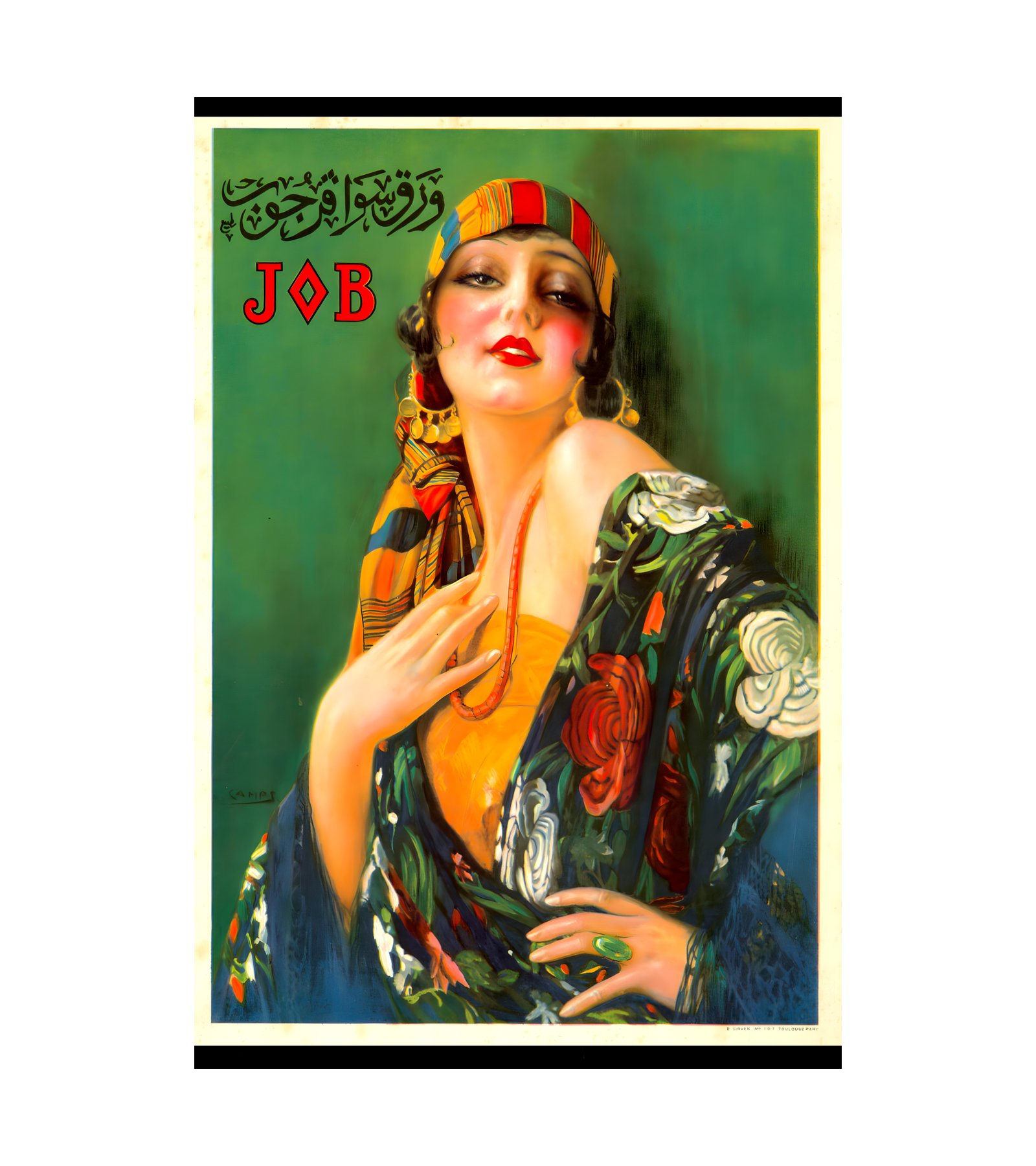 1922 JOB - GASPAR CAMPS - La Job Marocaine - Imp. B. Sirven, Toulouse 