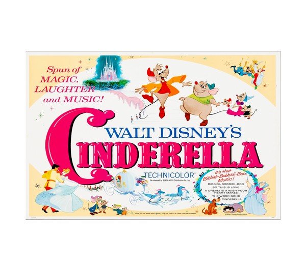 1957 Walt Disney's Cinderella - Horizontal (Buena Vista) 