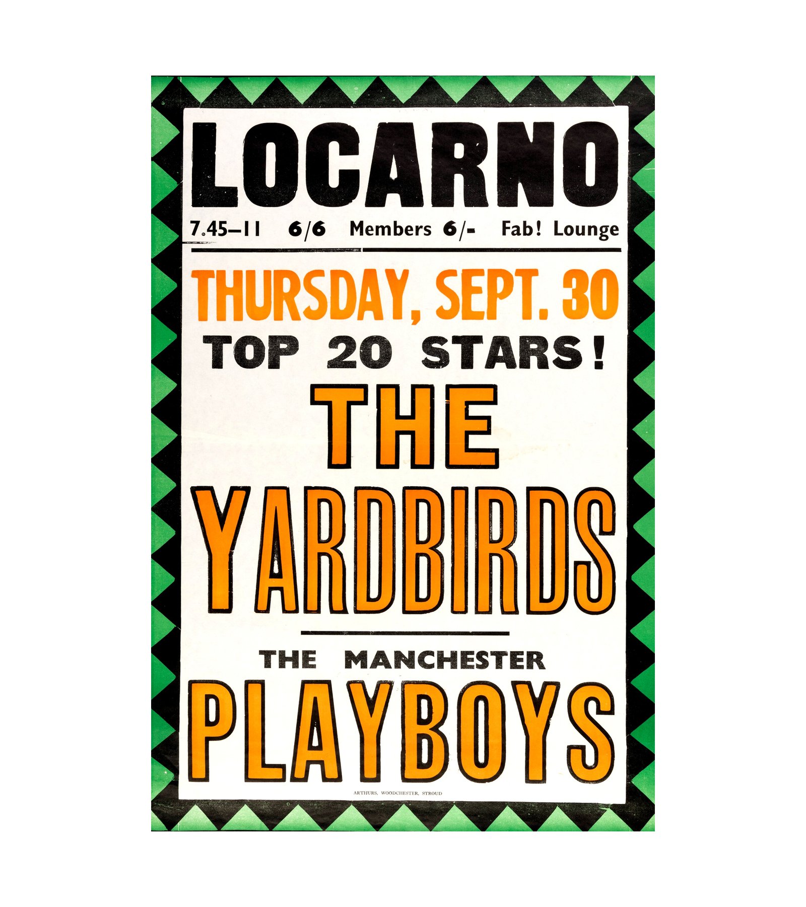 1965 The Yardbirds Locarno Ballroom U.K