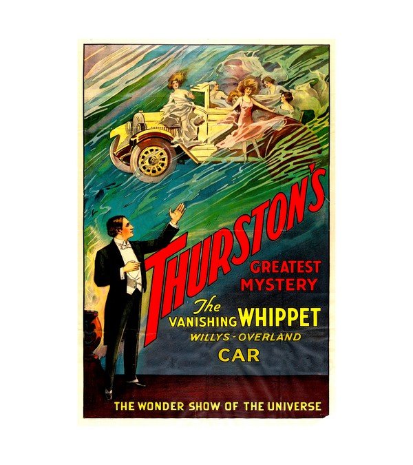 1925 Thurston's Greatest Mystery 'The Vanishing Whippet Willy's-Overland Car.