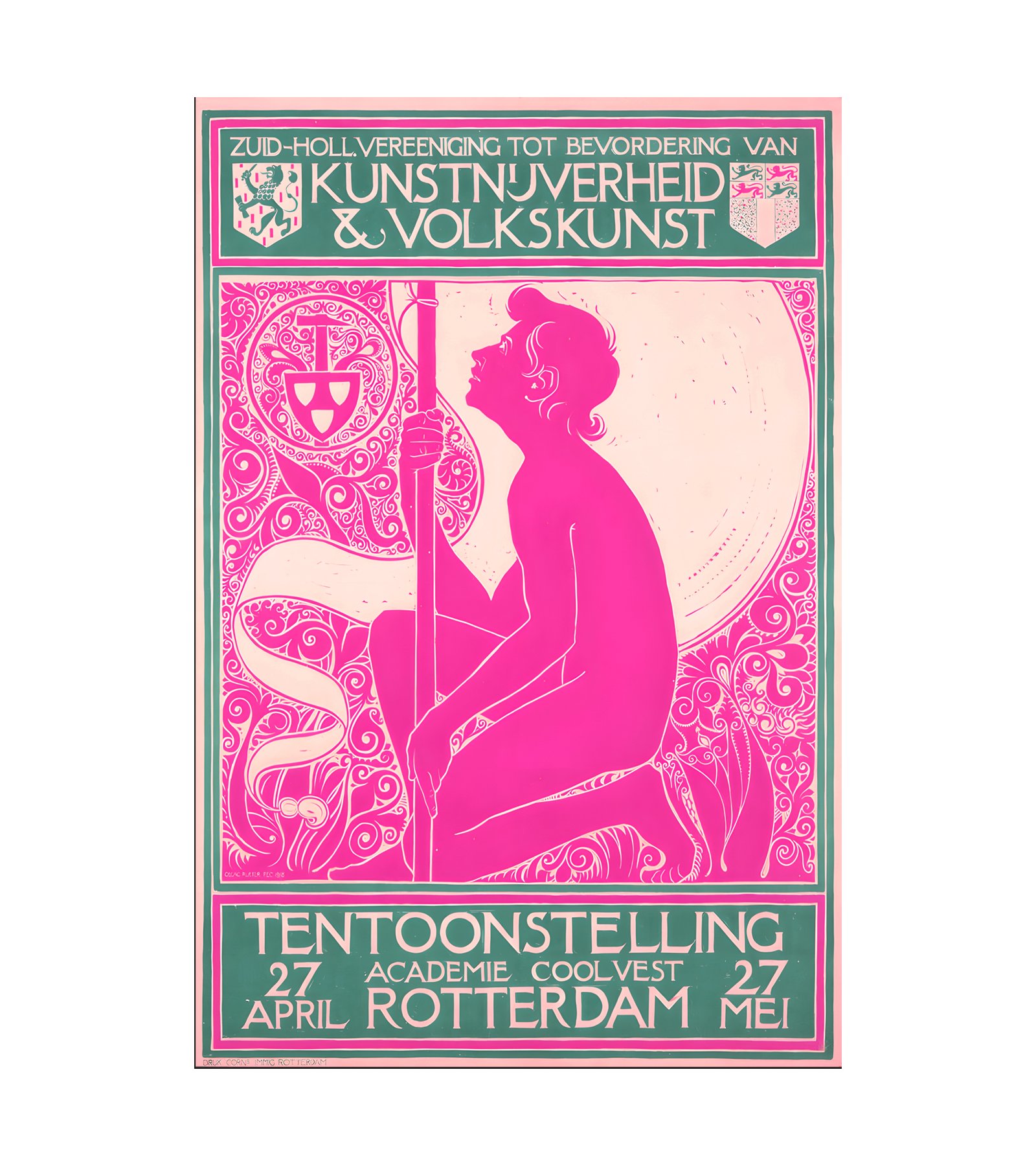 1918 GEORG RUETER - Kunstnijverheid & Volkskunst Immig, Rotterdam 