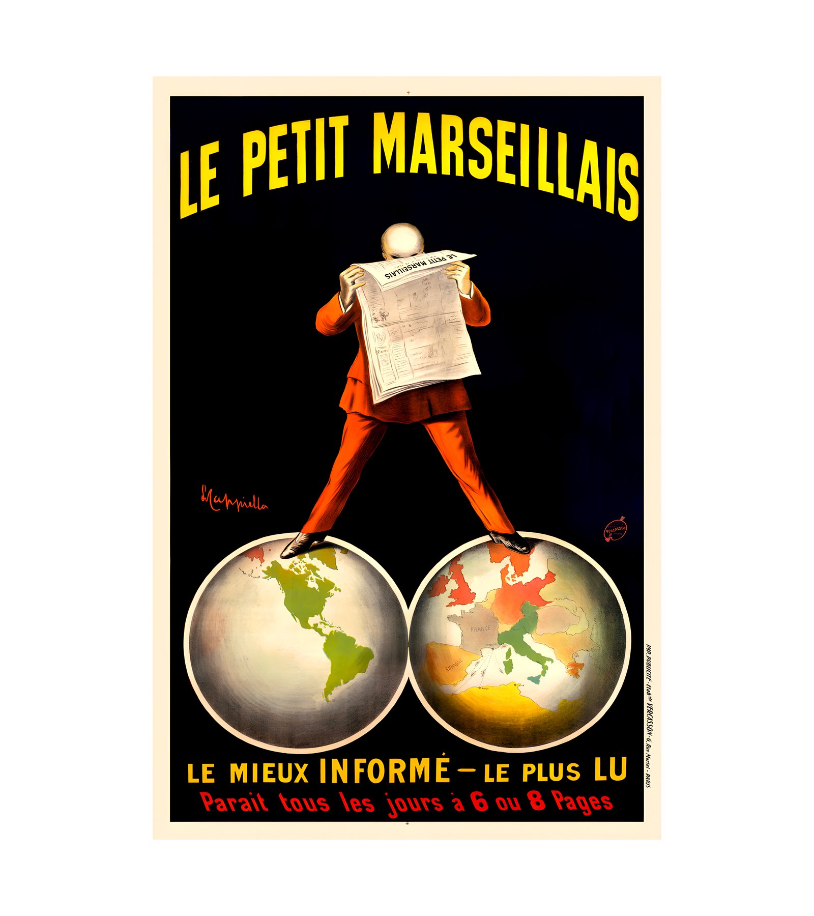 1911 Le Petit Marseillais by Cappiello 