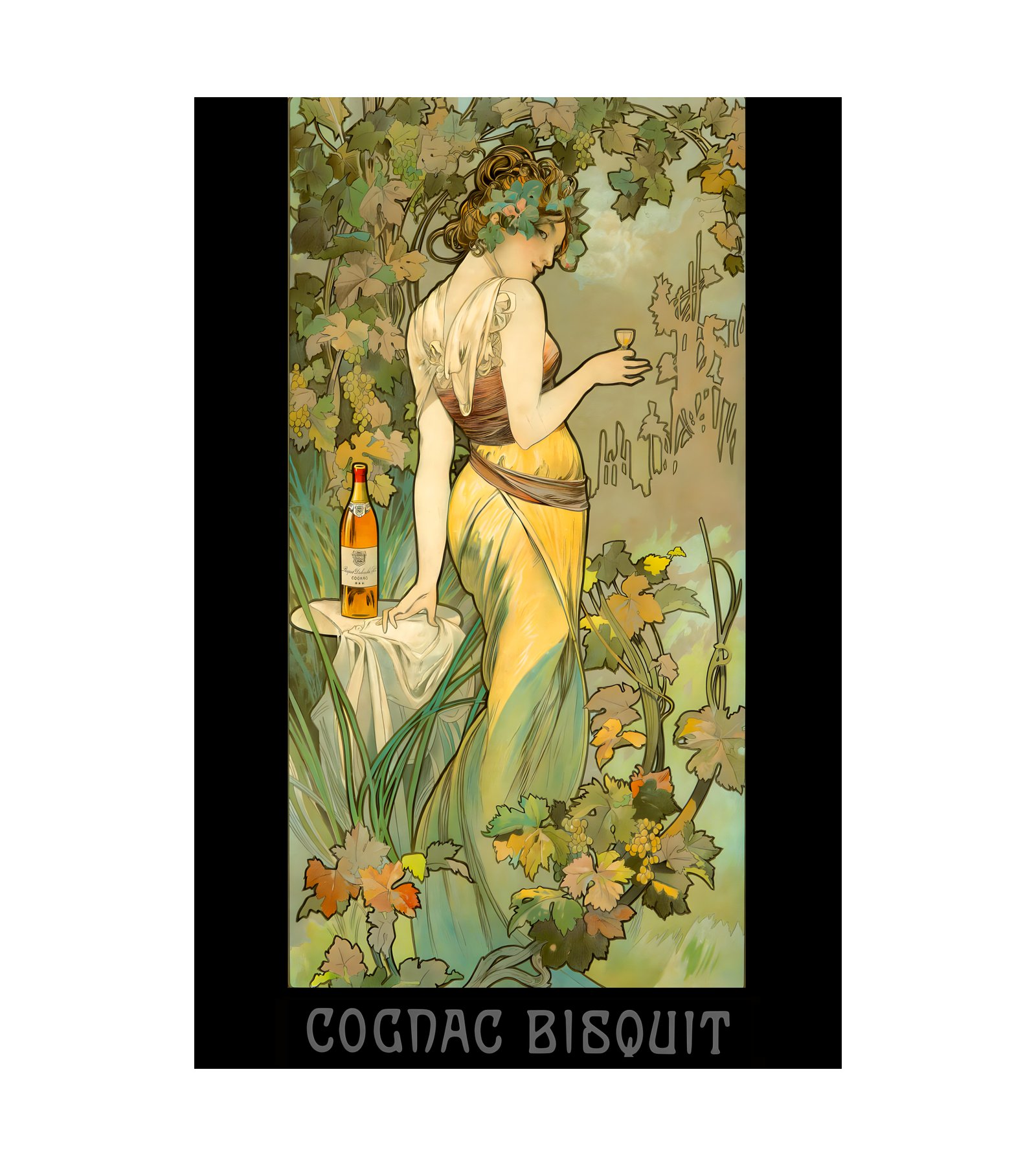 1889 ALPHONSE MUCHA (1860-1939) Moet & Chandon - Champagne White Star - Imp. F. Champenois, Paris 