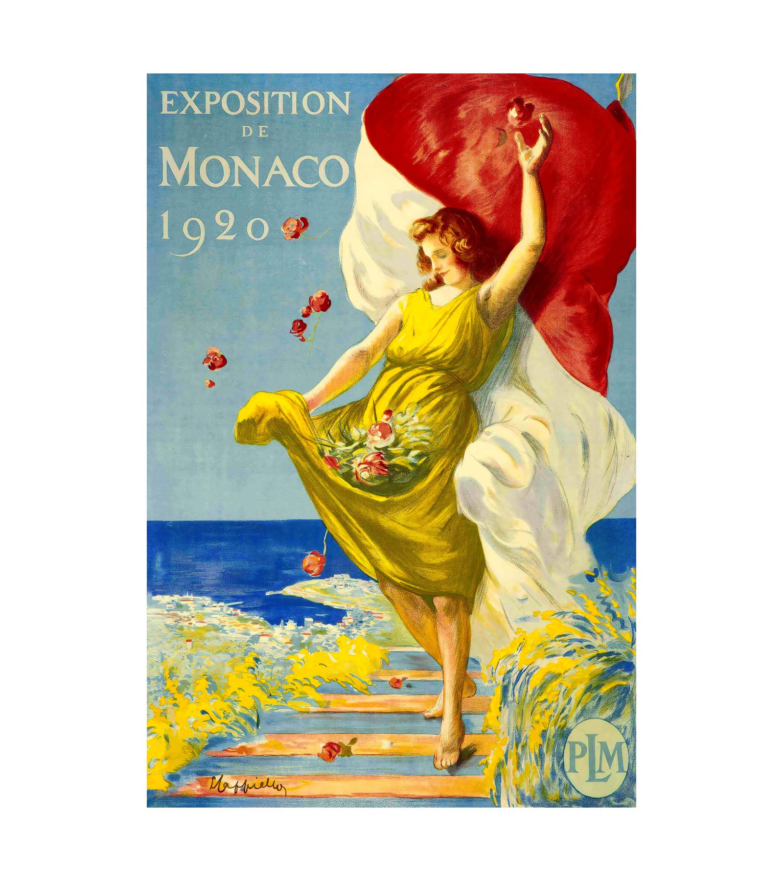 1920  Exposition De Monaco Leonetto Cappiello (Italian, 1875-1942) 