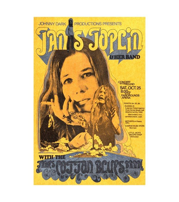 1969 Janis Joplin James Cotton, Blues