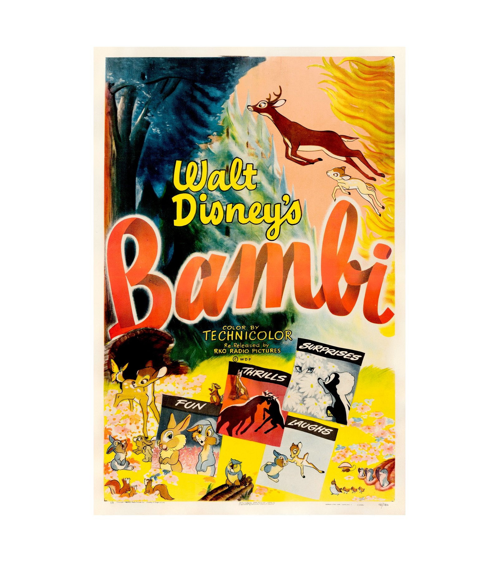1948 Bambi (RKO) Disney (Rare) 