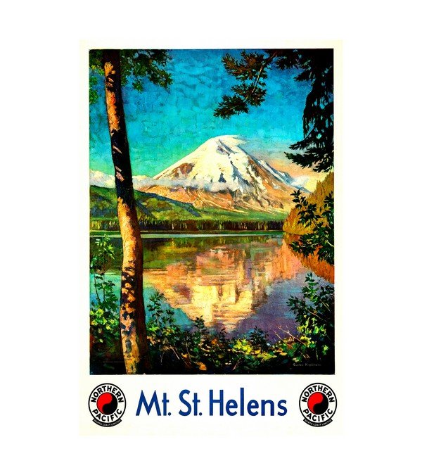 1925 Mount St. Helens Northern Pacific 