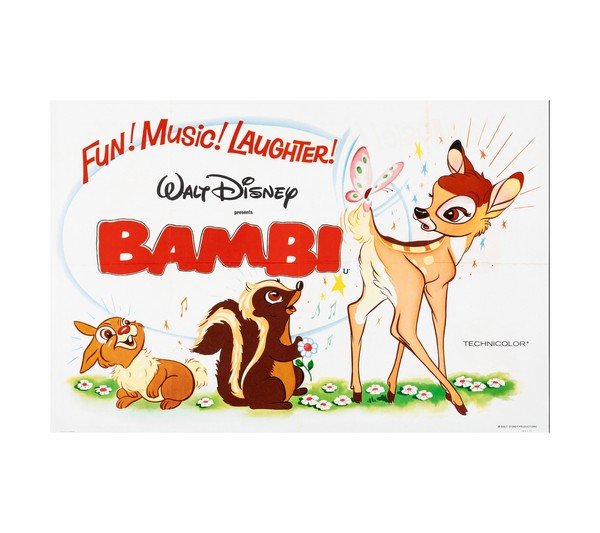 1980 Bambi (Walt Disney) 1942 Re-release (Bambi) 