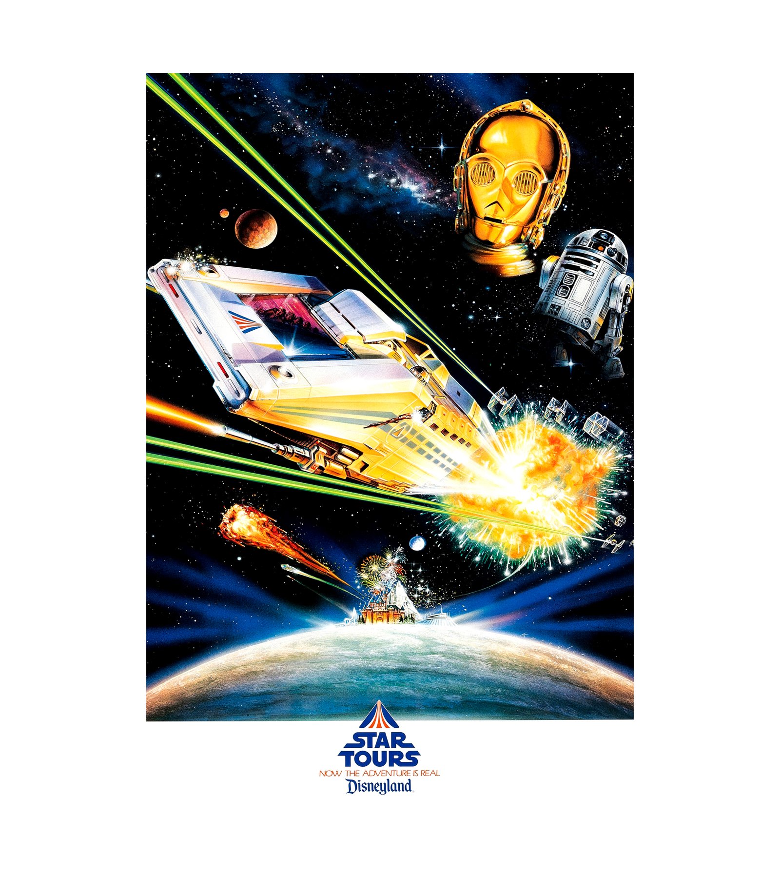 1987 Star Tours Disneyland Attraction 