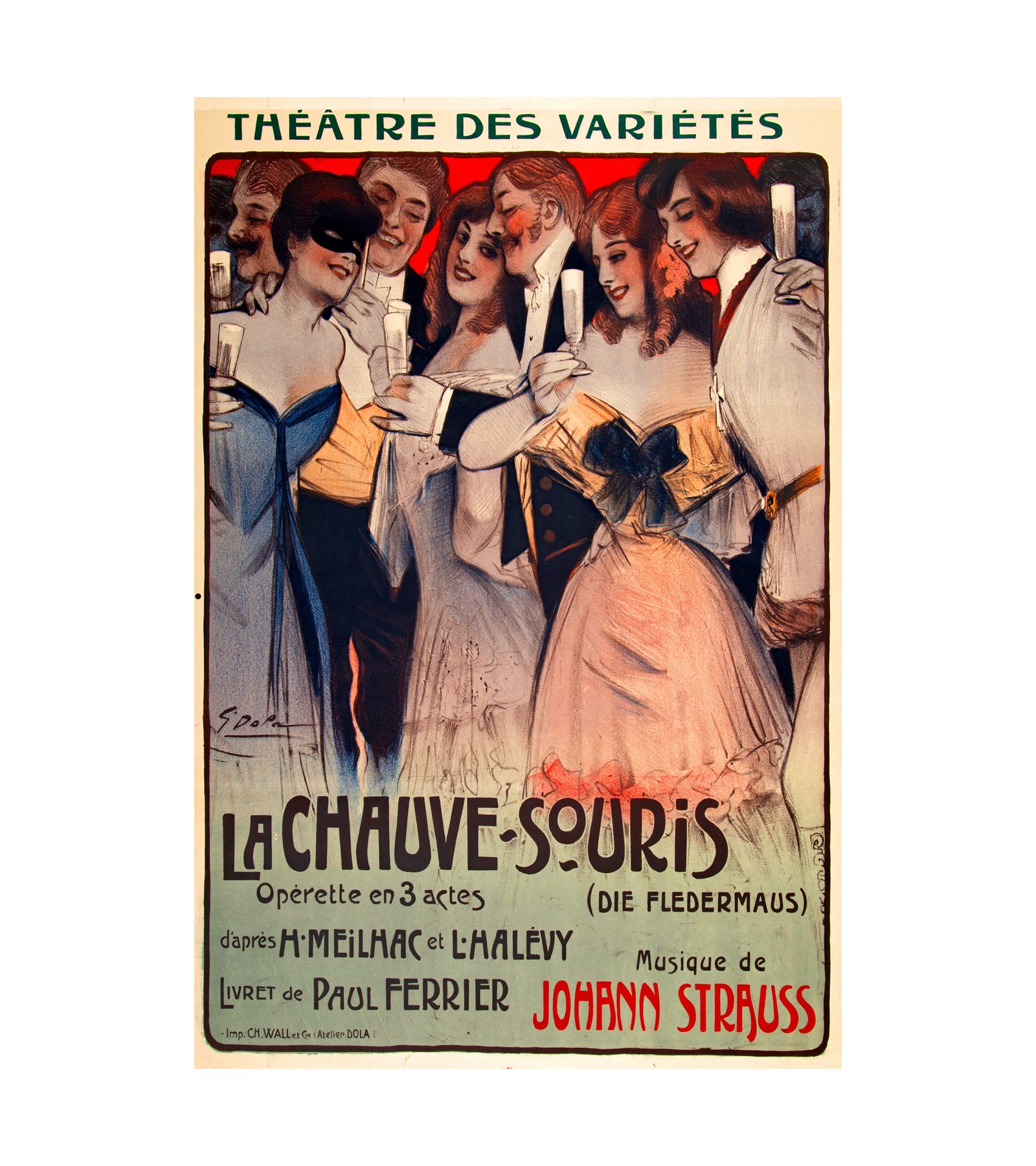 1904 Georges Dola (French) La Chauve Souris
