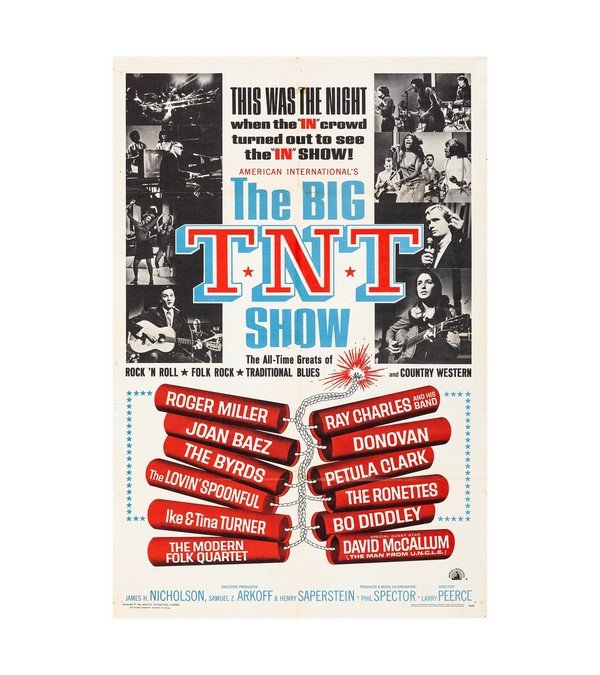 1966 The Big TNT Show Bo Diddley Tina Turner, Ray Charles 