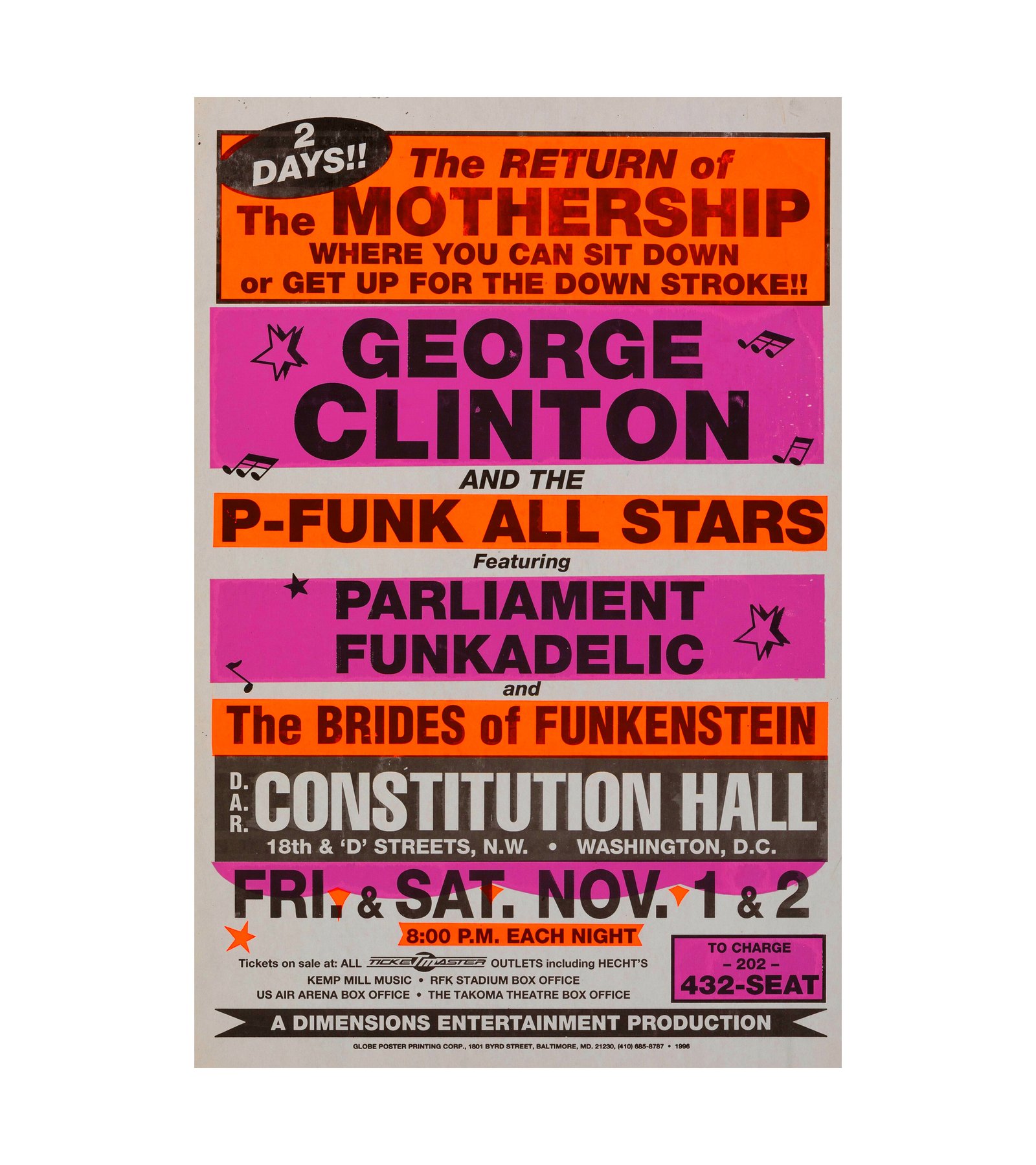 1996 George Clinton and the P-Funk All Stars Washington D 