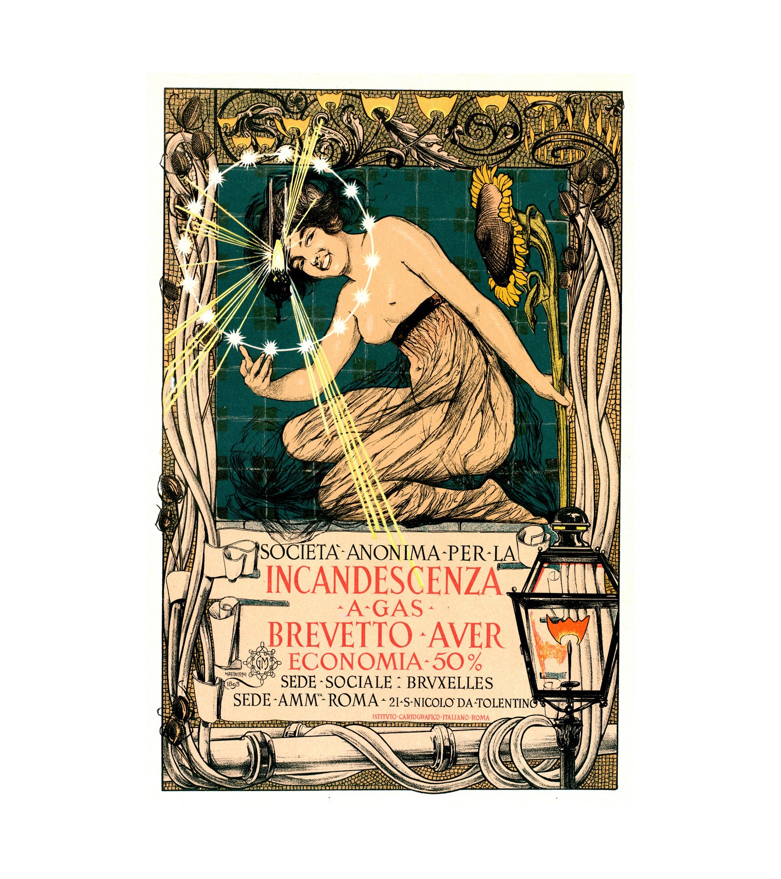 1897 Incandescence Par Le Gaz, Systeme Auer