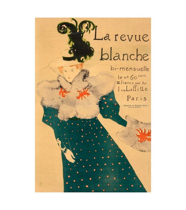 1895 Henri de Toulouse-Lautrec The White Review (La Revue blanche) 