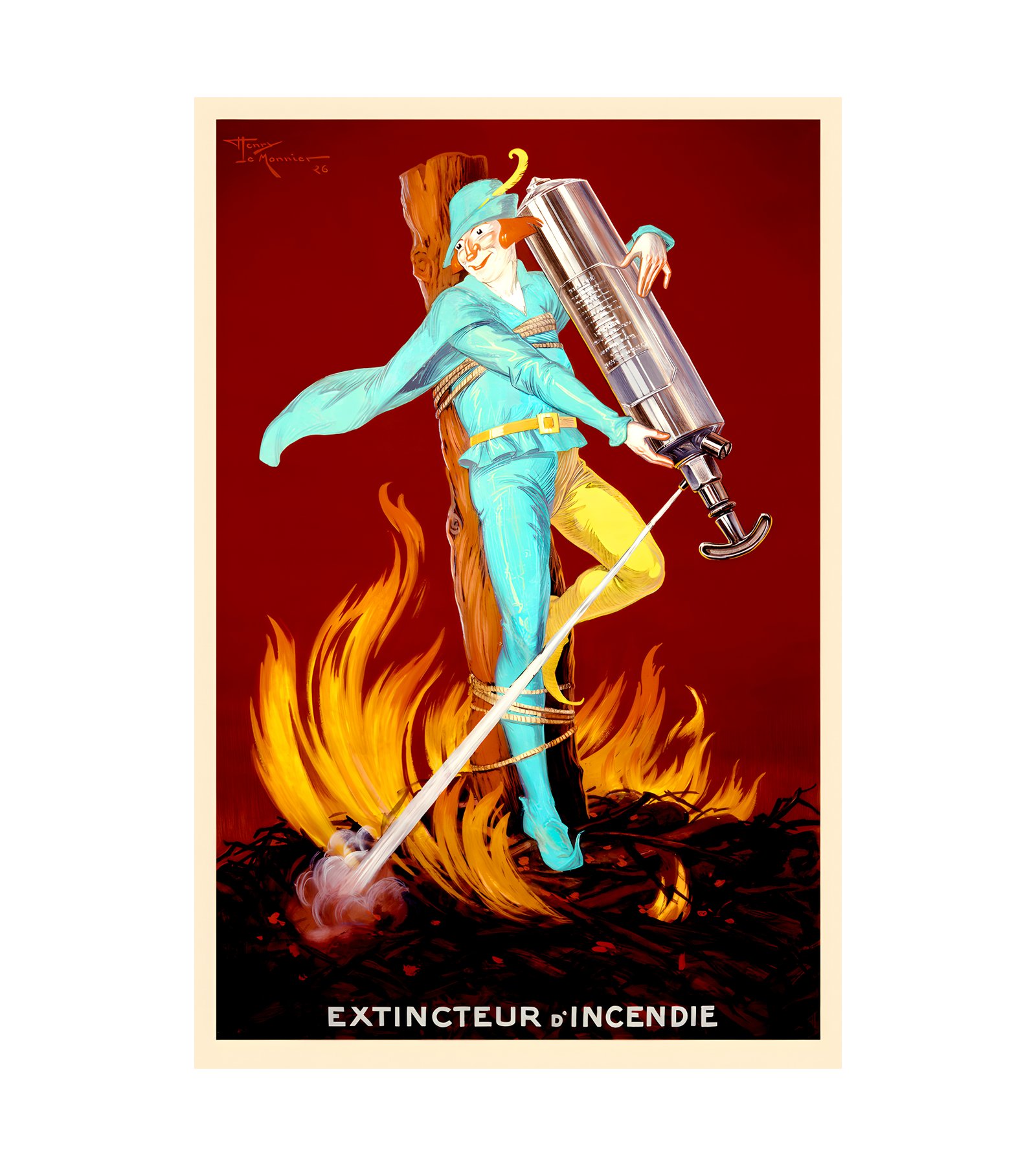 1926 Extincteur D'Incendie - Le Monnier 