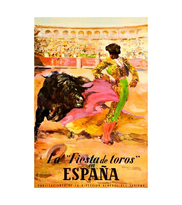 1951 La Fiesta de Toros en Espana (Bull fighting)