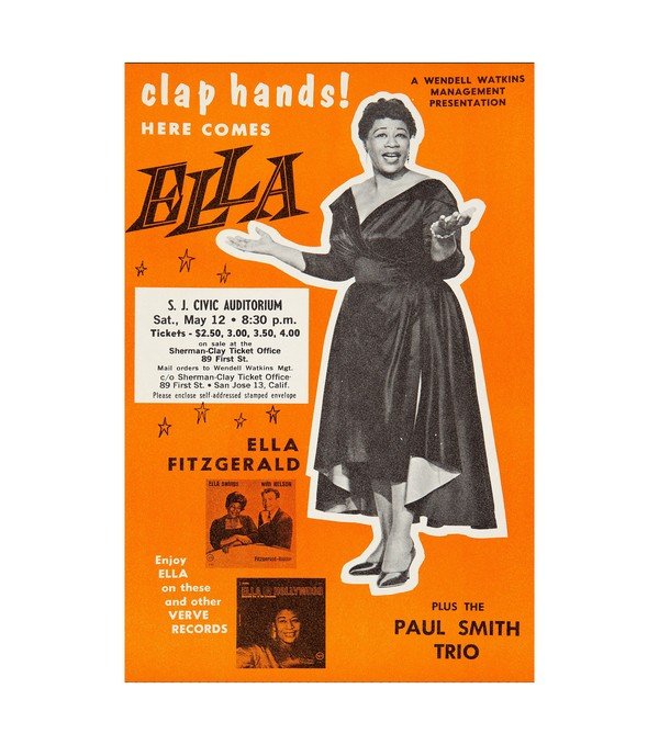 1962 Ella Fitzgerald in San Jose 