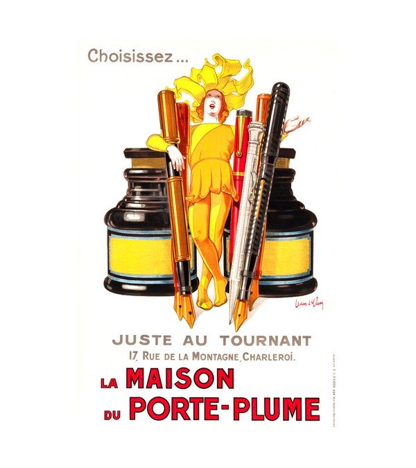 1928 La Maison du Porte-Plume, Brussels, Belgian 