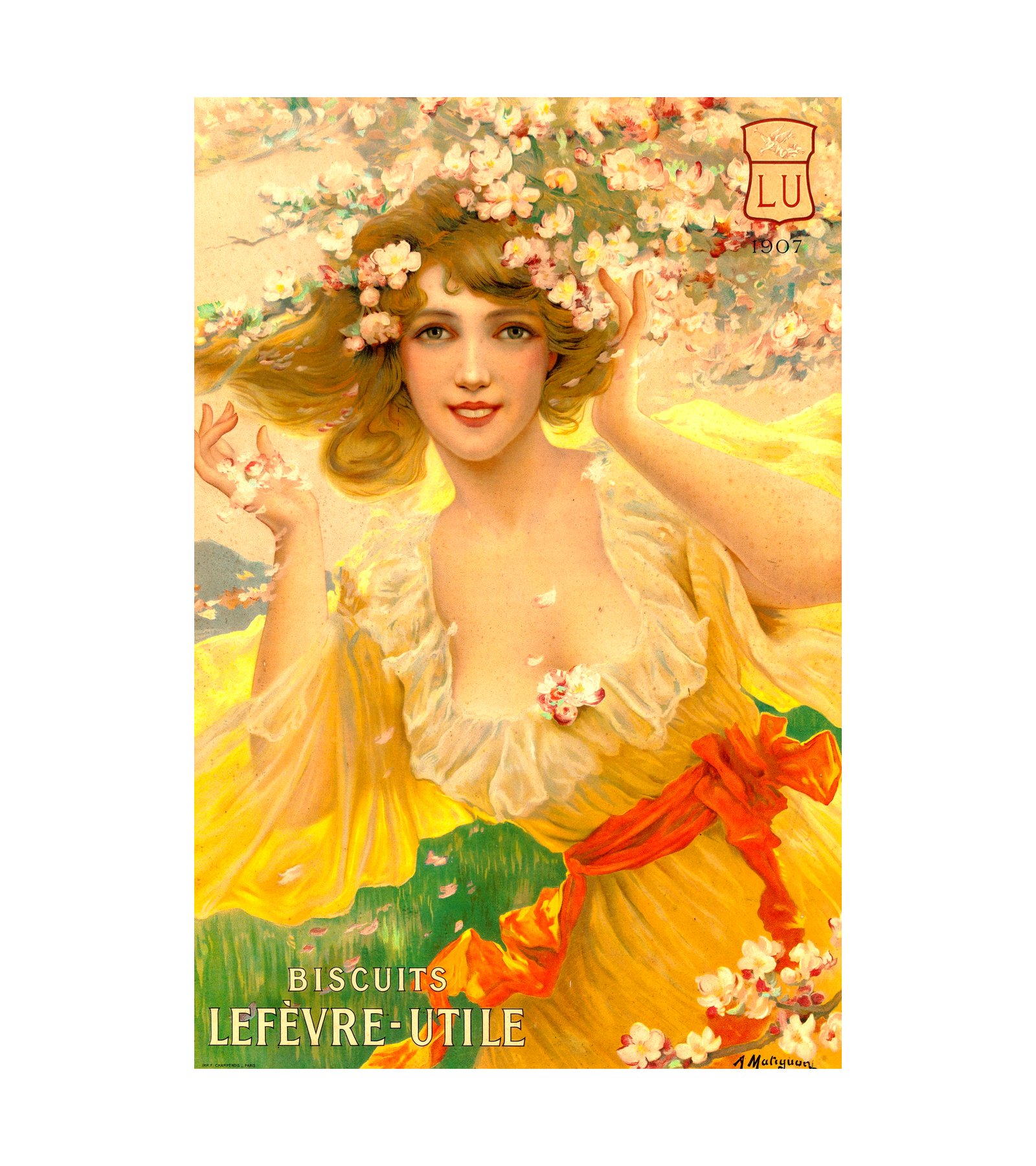 1907 ALBERT MATIGNON (French) Biscuits Lefevre-Utile 