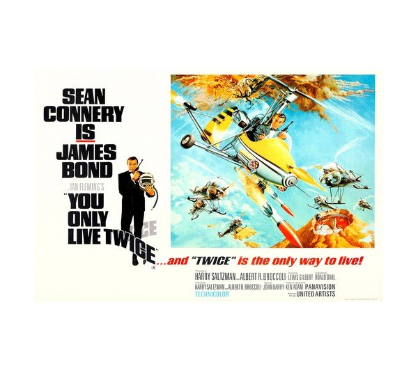 1967 You Only Live Twice James Bond 007 Horizontal 