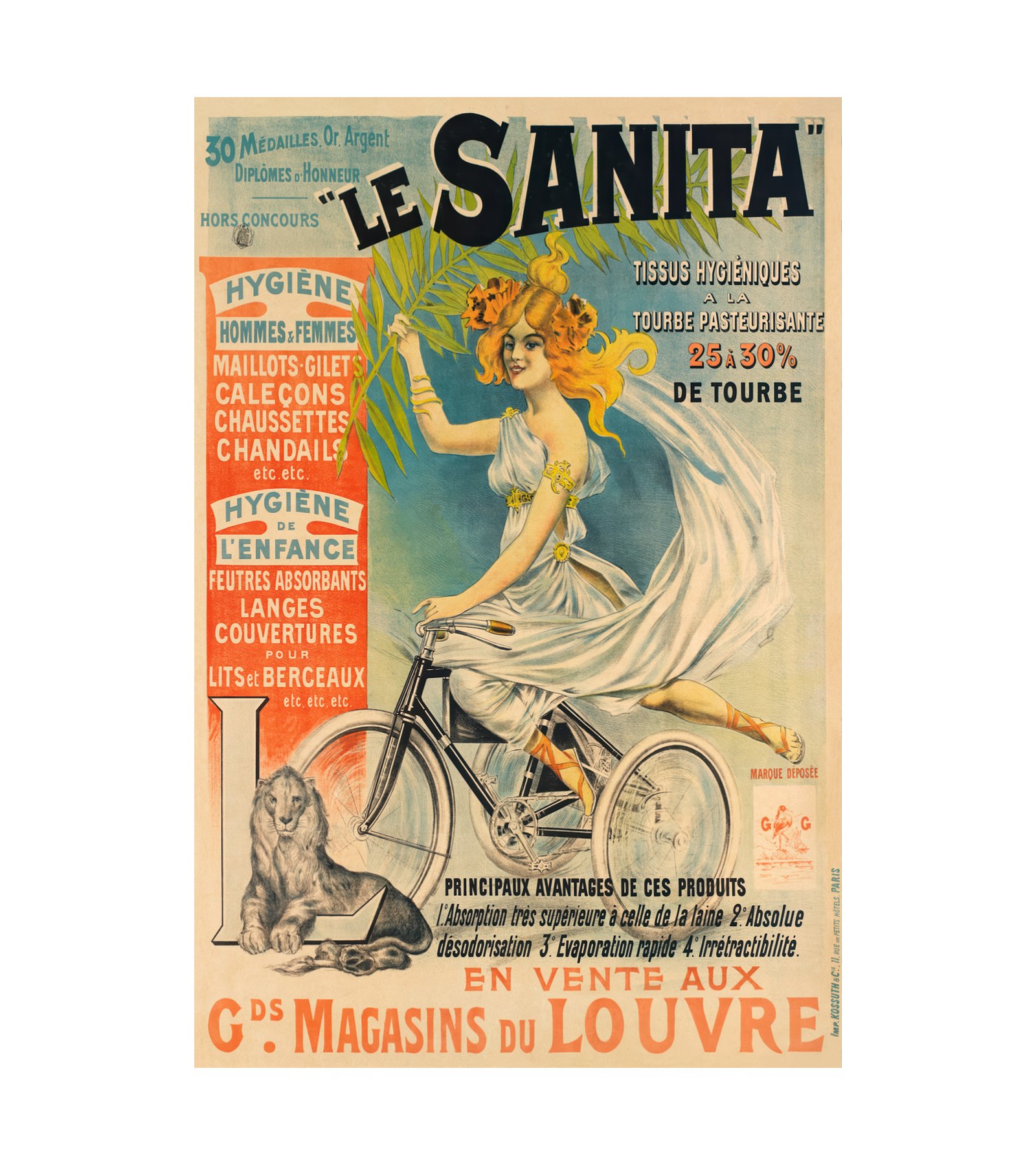 1898 Le Sanita Hygiene Hommes & Femmes