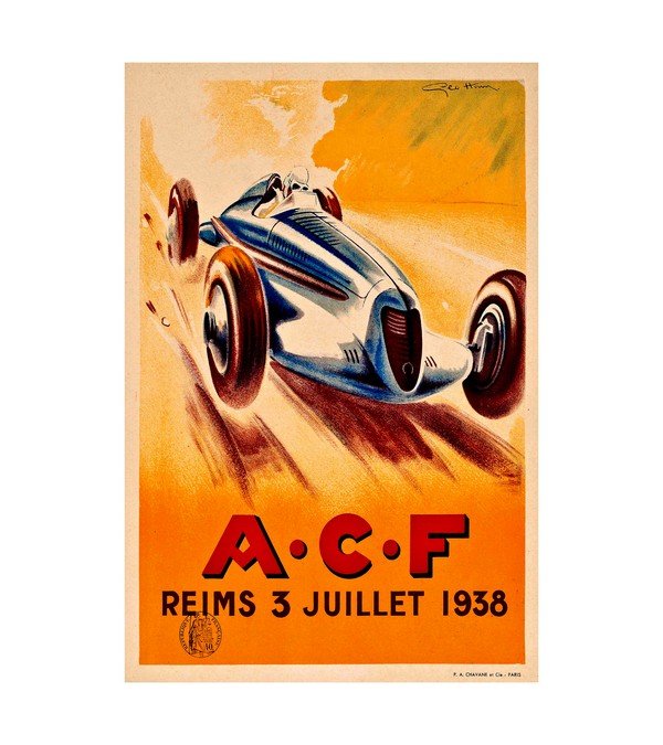1938 ACF Reims 3 Juliet Auto Racing