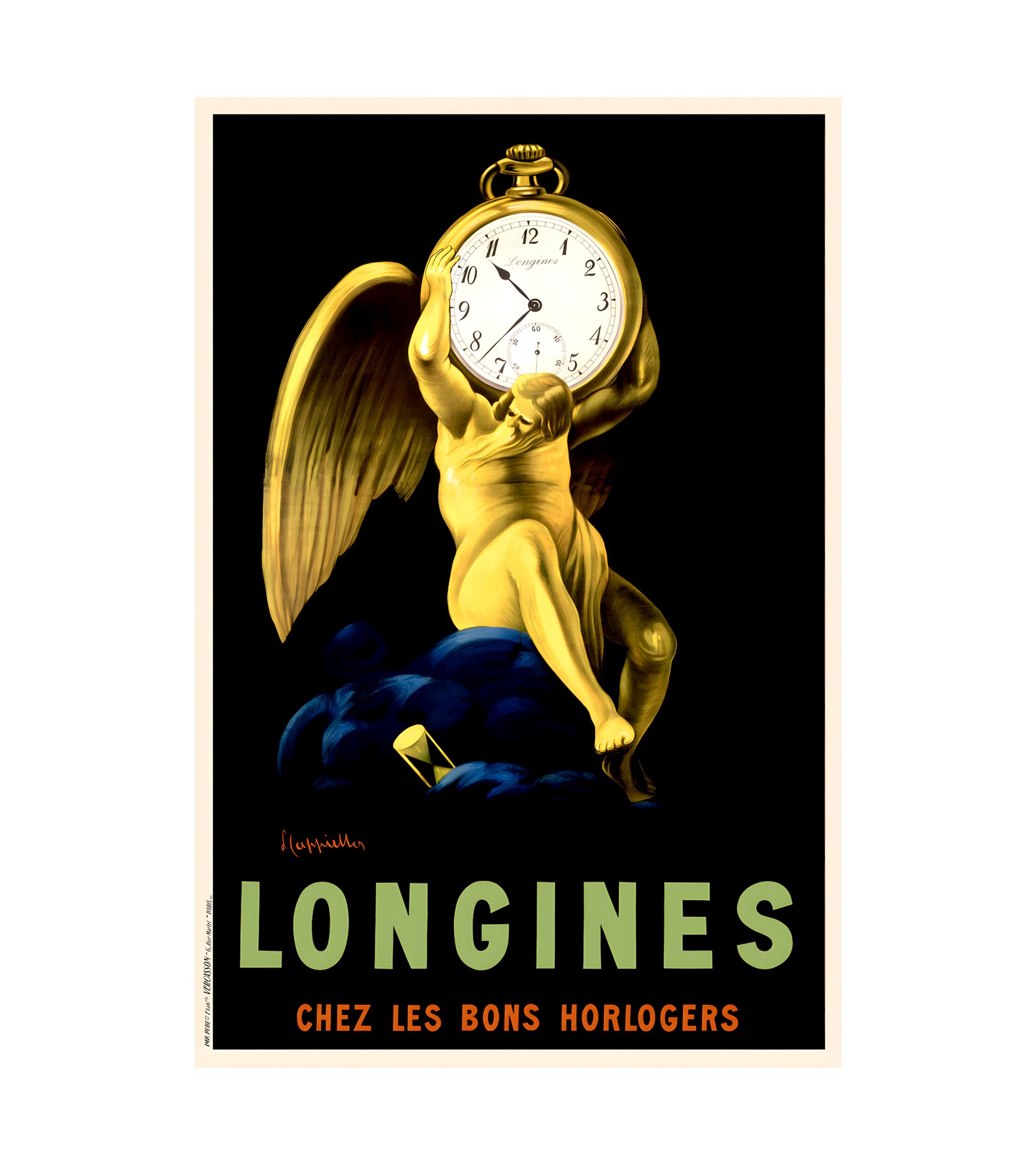 1911 Longines Chez Les Bons Horlogers - Cappiello 