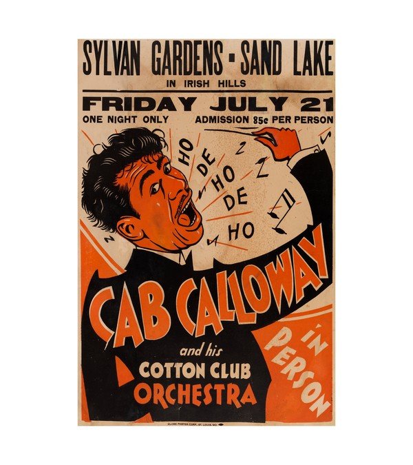 1933 Cab Calloway Sylvan Gardens 