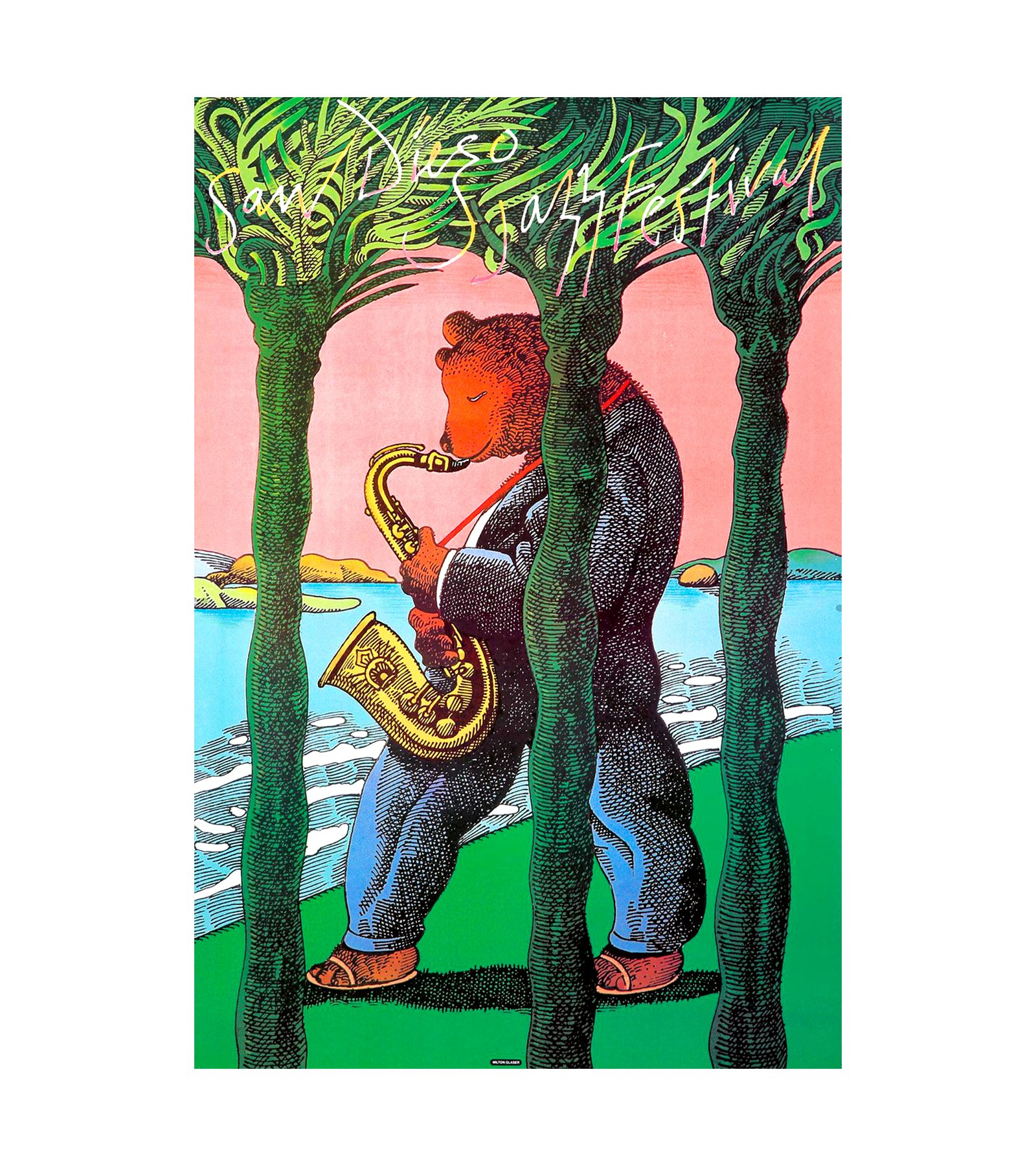 1983 Milton Glaser San Diego Jazz Festival 
