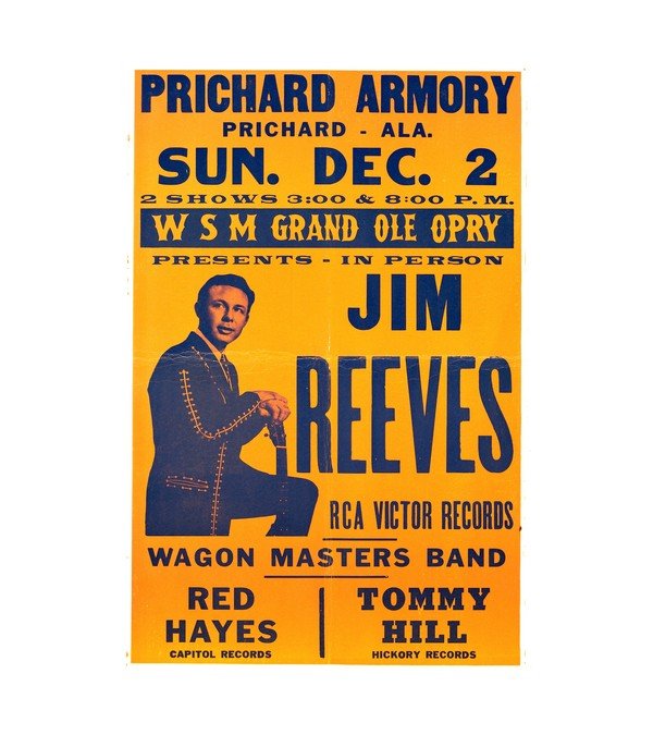 1956 Jim Reeves - Grand Ole Opry Prichard Armory, Country 