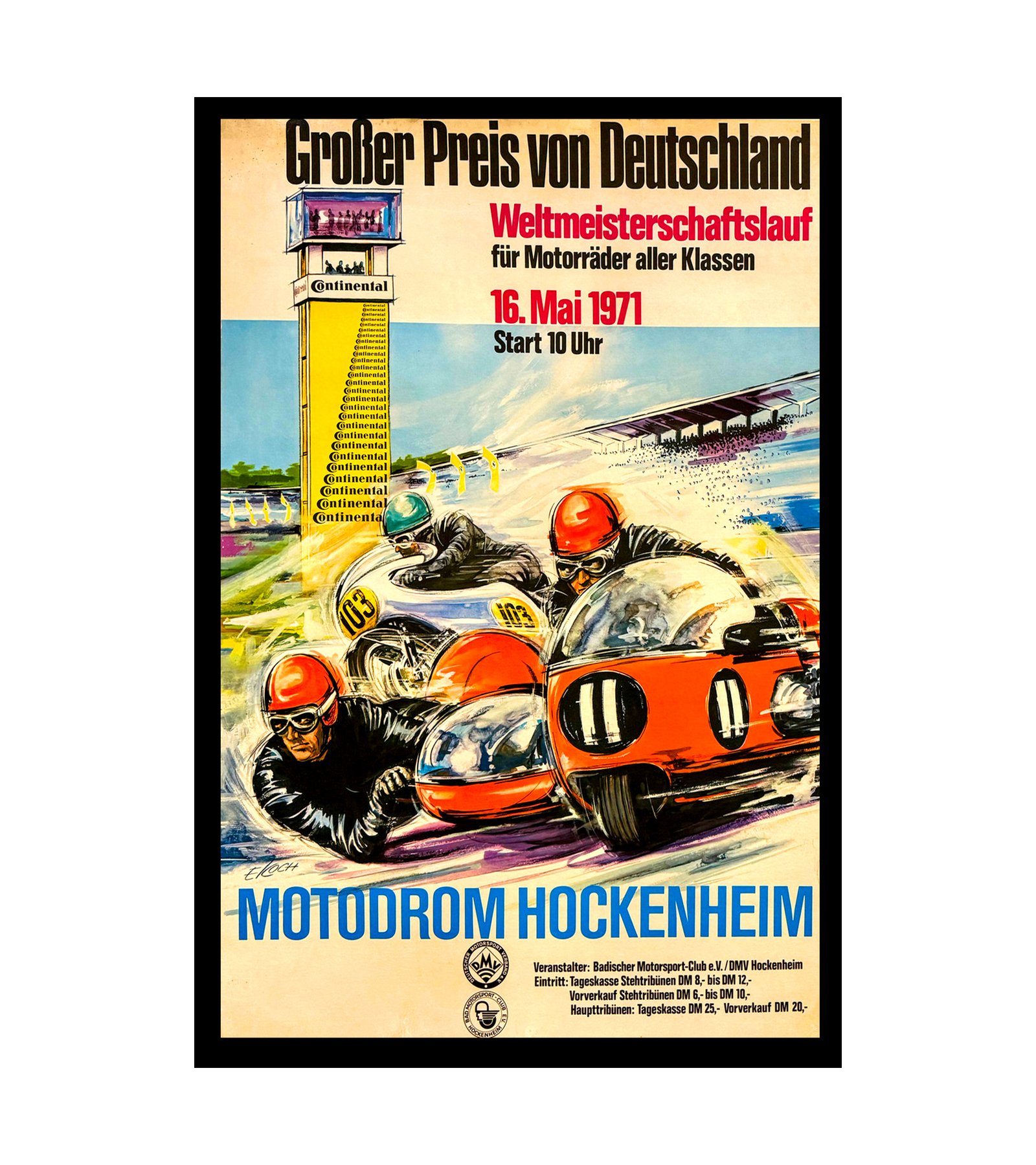 1971 Motodrom Hockenheim BMW and Ducati