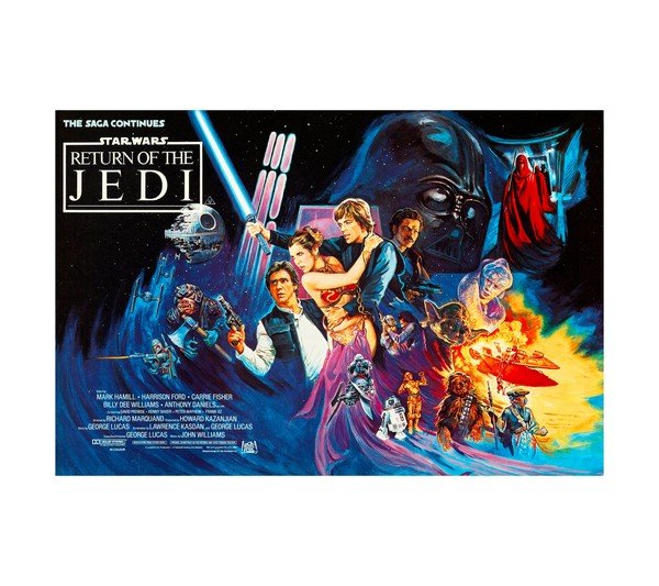 1983 Star Wars - Return of the Jedi (20th Century Fox) Horizontal British 