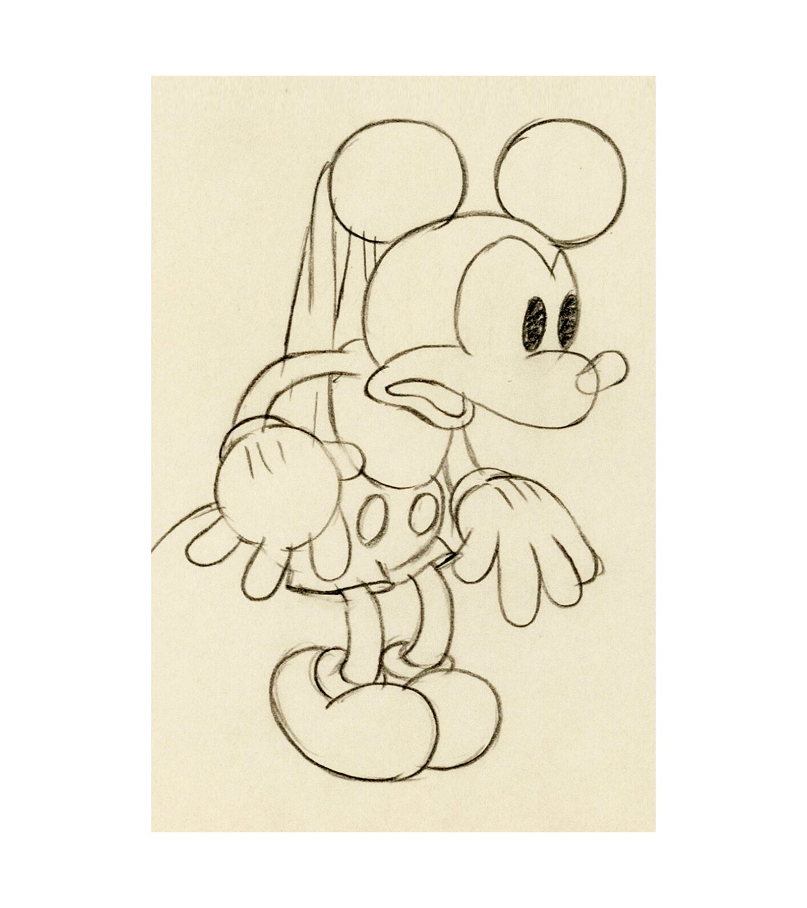 1932 Trader Mickey - Mickey Mouse Animation Drawing 
