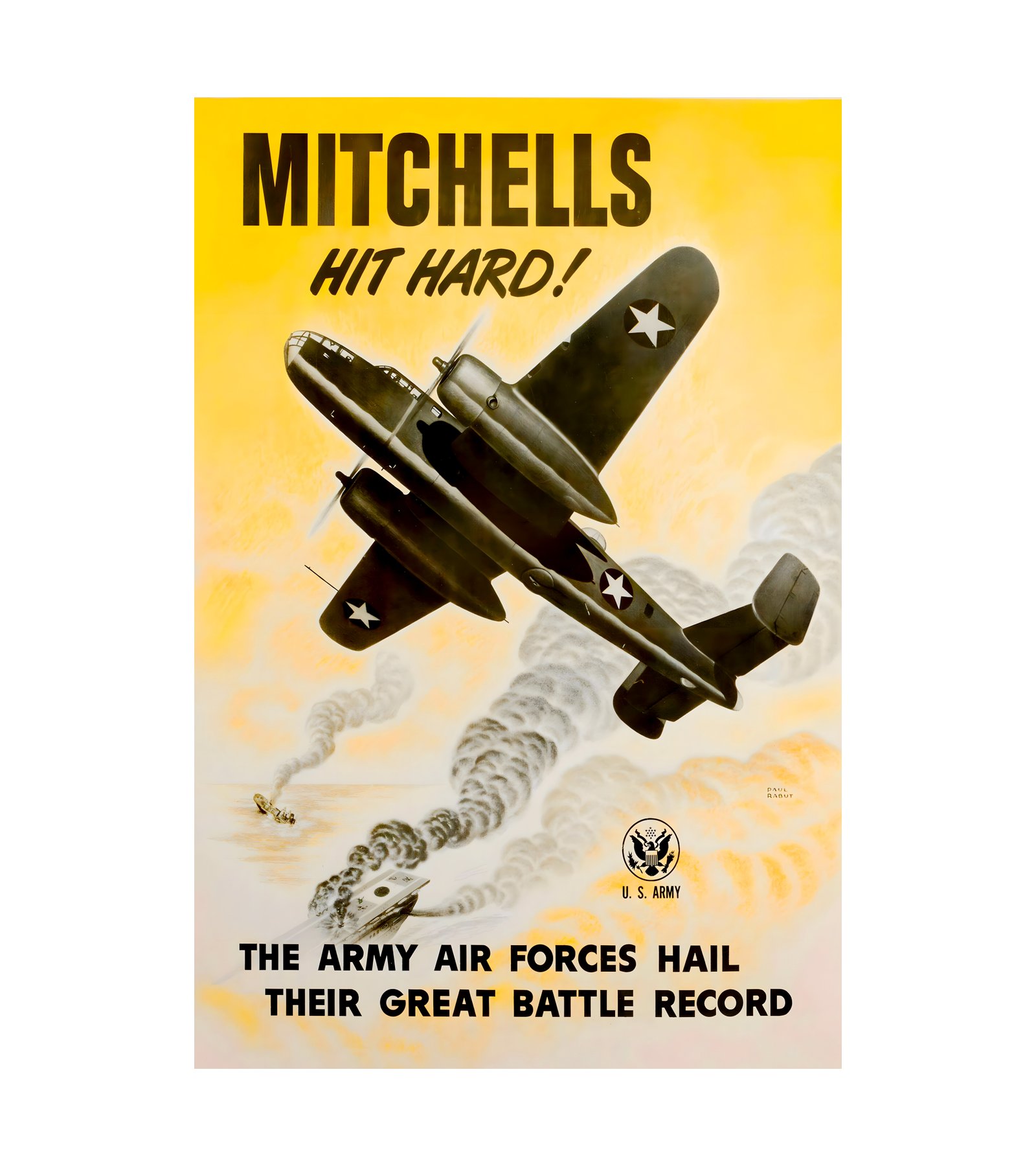 1940 Paul Rabut - Mitchells Hit Hard