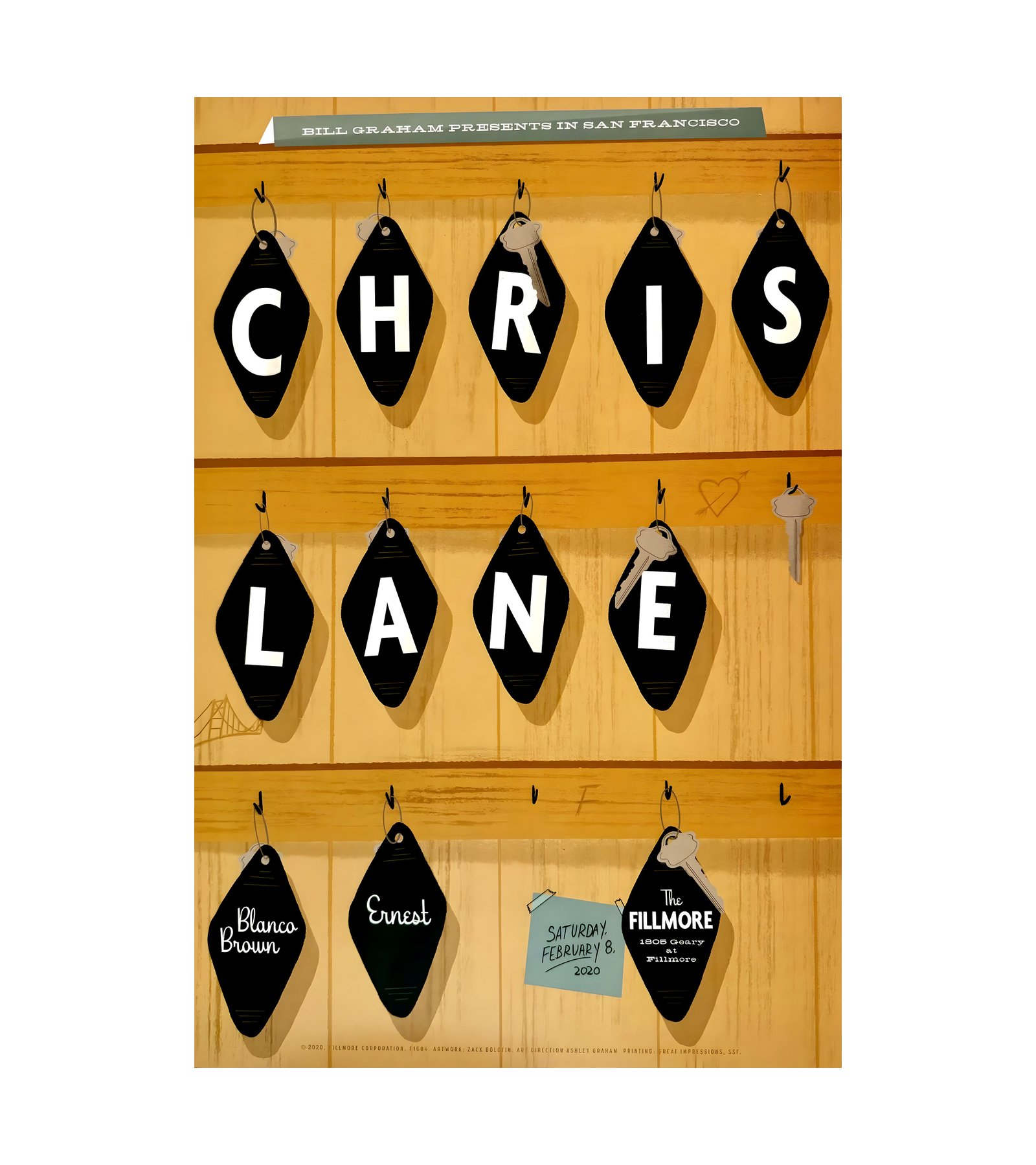 2020  F-1684 Chris Lane Fillmore 