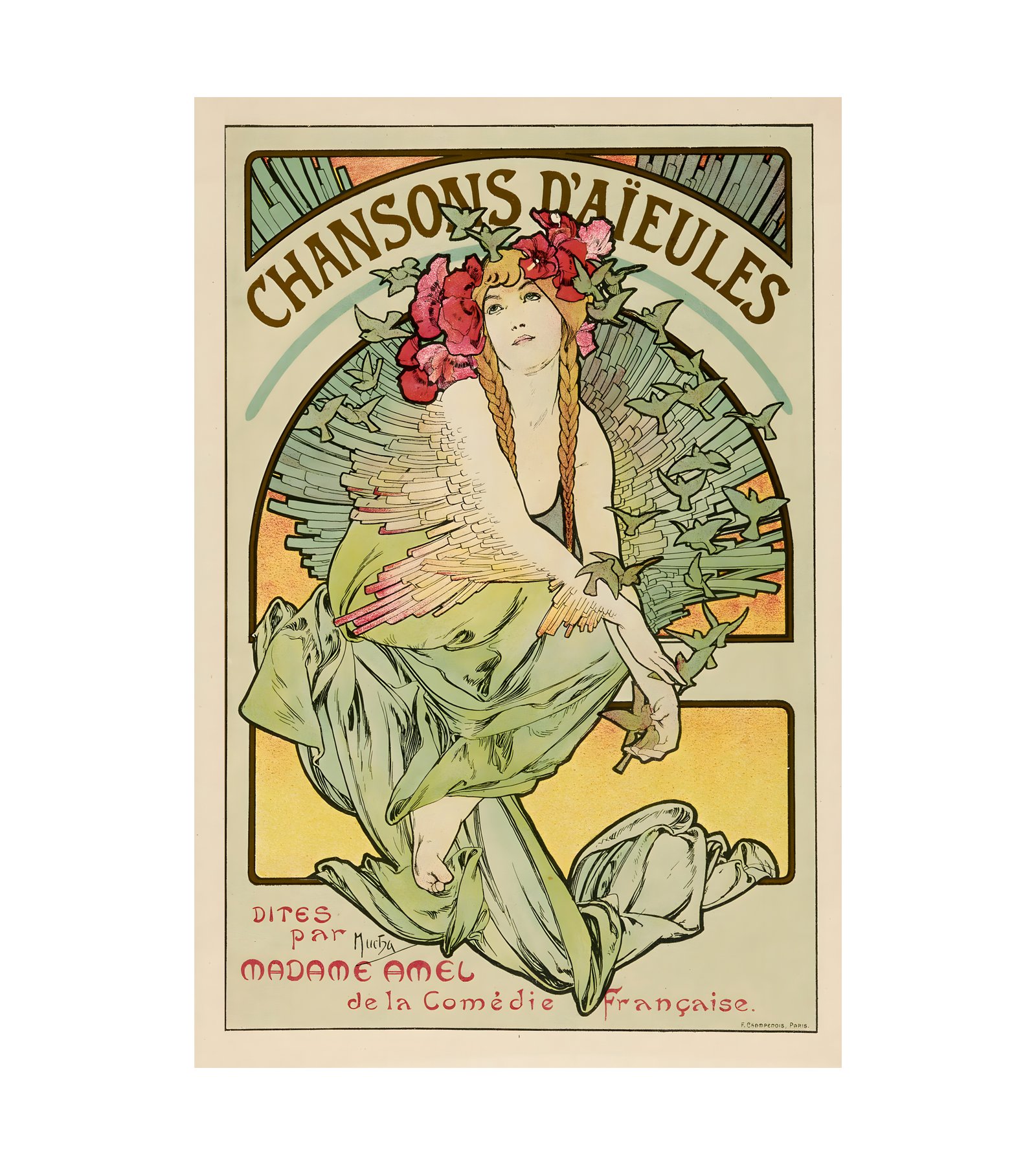 1989 Alphonse Mucha - Chansons d’Aieules 