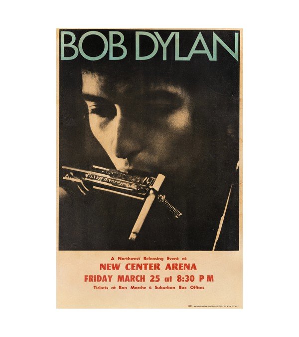 1966 Bob Dylan The Hawks (The Band), Seattle, WA