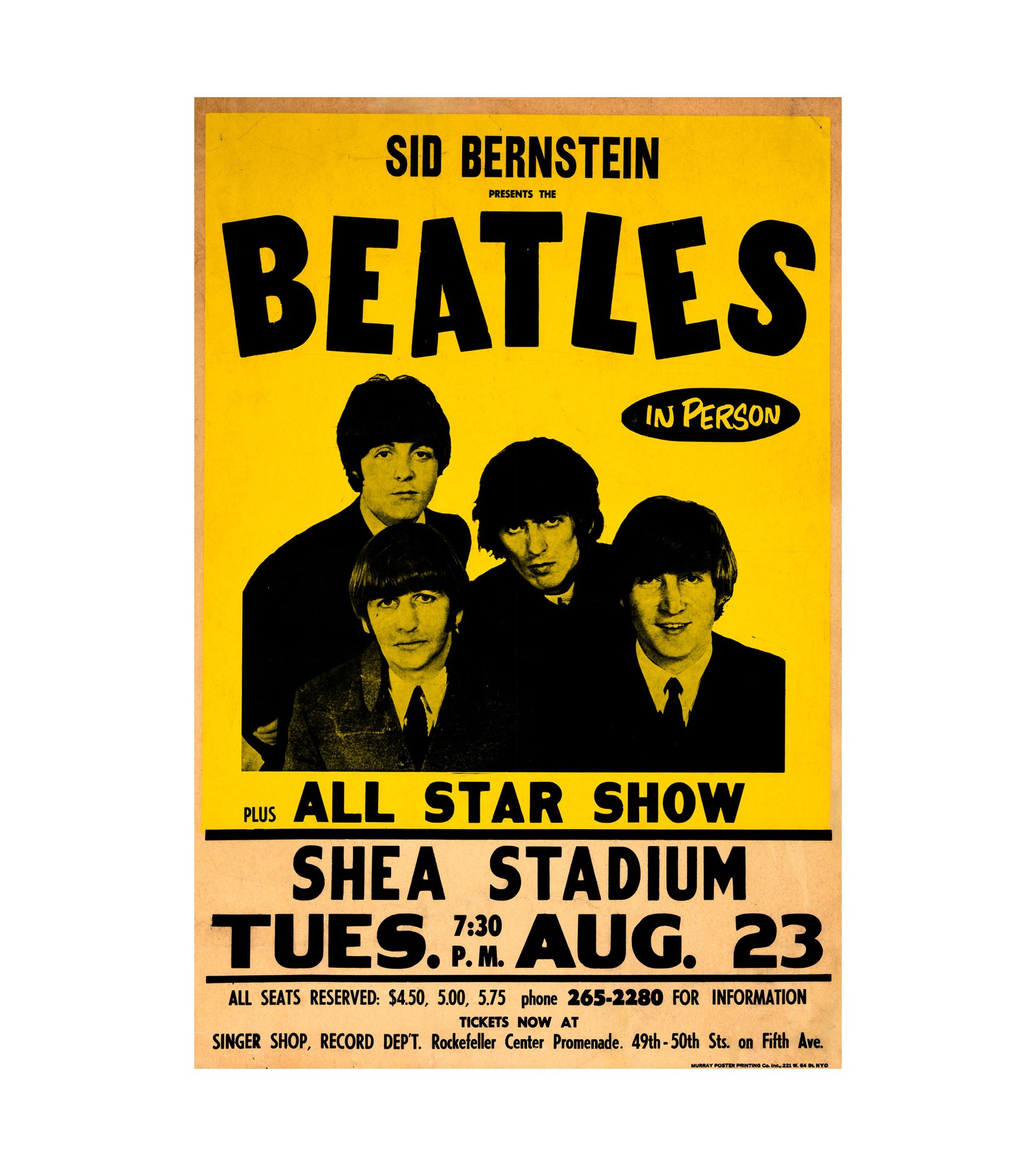 1962 The Beatles - Mersey Beat (UK) | postersalon.com