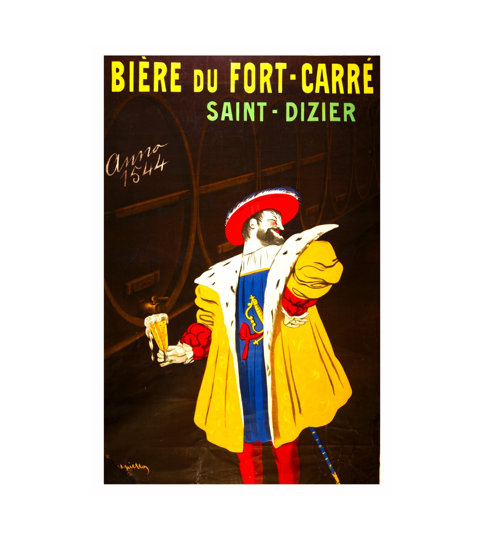 1912 Biere du Fort-Carre, Saint-Dizier Leonetto Cappiello (Italian, 1875-1942)